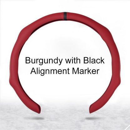 🏆 50K+ SOLD! – Almost Gone💥-✨ Nappa Leather car steering wheel cover