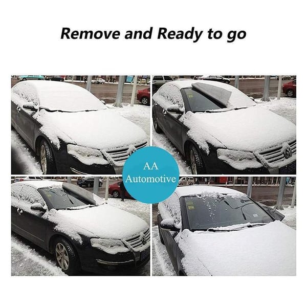 ❄️☀️ 49% OFF! Windshield Anti-Snow & Anti-Frost Cover with Mirror Protection – Ready-to-Drive in Any Weather!