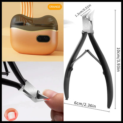 🔥 LAST DAY PROMOTION - 49%OFF 🔥💅2-in-1 Electric Nail Clipper & Polisher