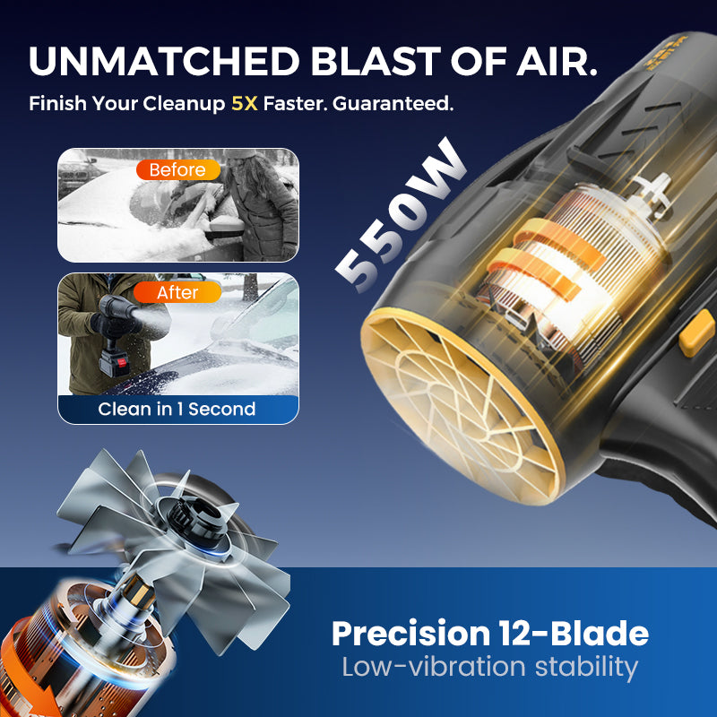 🔥2025 NEW SALES - 50% OFF🔥Wireless Portable Turbocharged High Power Rechargeable Blower