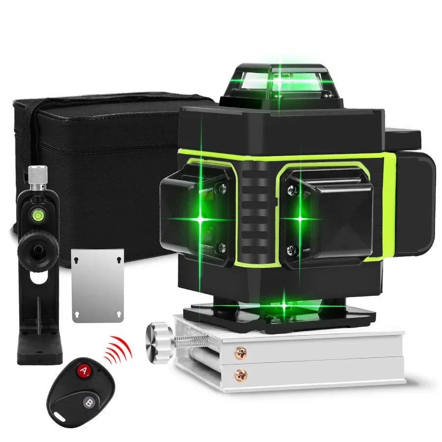📢📢49% OFF !! ⏰16 Lines Green Light Laser Level Self Leveling Tool🎉