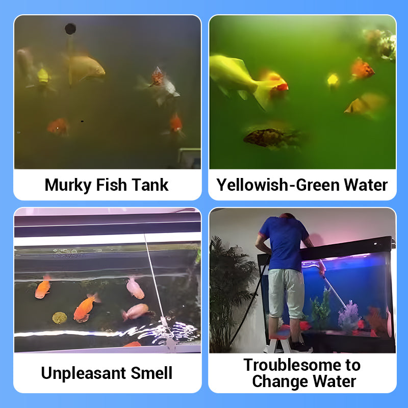🐠Buy 2 Get 1 Free⚡50K+ SOLD!♻️Powerful Aquarium Water Purification Tablet🌿