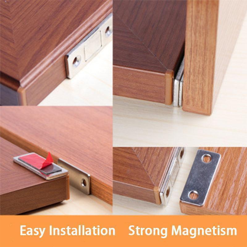 🚪🧲 LIMITED-TIME 49% OFF! 6-Piece Ultra-Thin Magnetic Door Catch Set – No-Drill Installation, Strong Hold & Stainless Steel Design 🏠