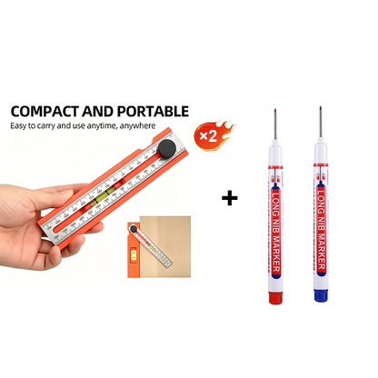 📏Multifunctional marking level ruler🚗Delivered within five working days🔥