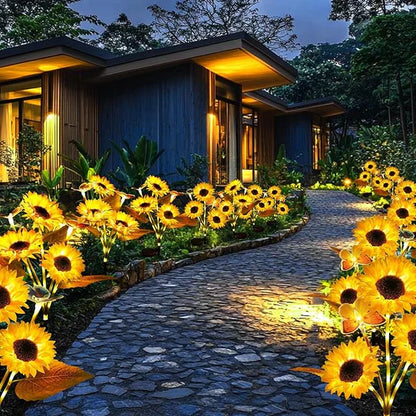 ⏳Limited-time 49% off🌞Solar LED Sunflower Garden Lights-29.6inch/75cm