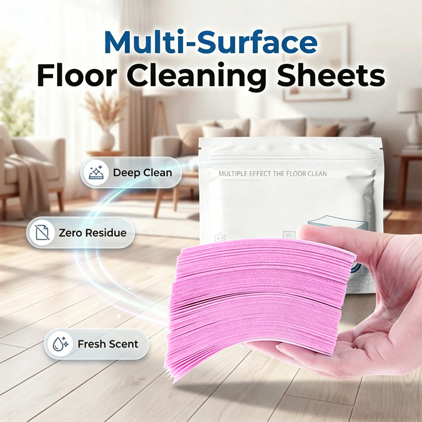 🥳2026 HOT SALE🥳💞50K+ SOLD!✨✨Water-Soluble Floor Cleaning Sheets