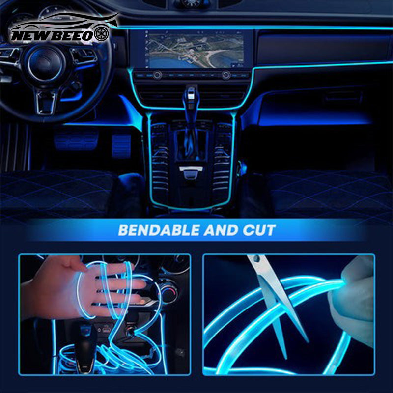 🚗💡 50% OFF! Car Interior LED Atmosphere Lights – ultra-thin & easy to fit, adds a custom glow for stunning evening drives! ✨✅