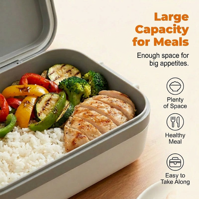📢📢49% off now！🍱⚡ Portable Self-Heating Electric Lunch Box 🔋🌡️