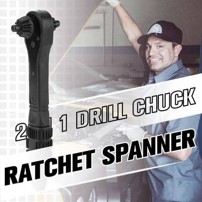 2 in 1 Drill Chuck Ratchet Spanner🔥Father's Day Sale-40% OFF🔥