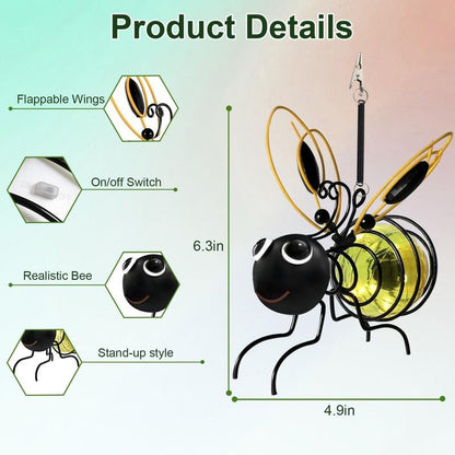 🎁Spring Special🐜🐝Outdoor Hanging Solar Bee Light