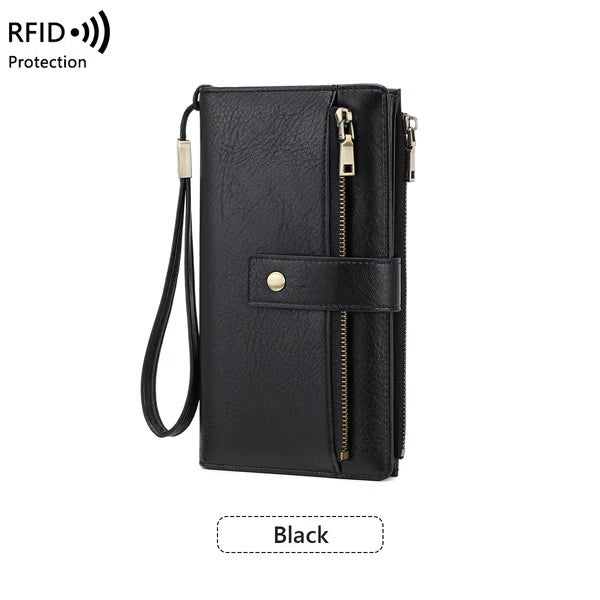 📢📢49% OFF !!!⏰Women's RFID Blocking Leather Wallet👛
