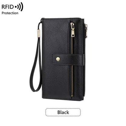 📢📢49% OFF !!!⏰Women's RFID Blocking Leather Wallet👛