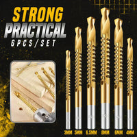 🛠️ LIMITED-TIME 49% OFF! ✨ Twist Drill Bit Set – Titanium-Coated, Serrated, Multi-Material 🔩