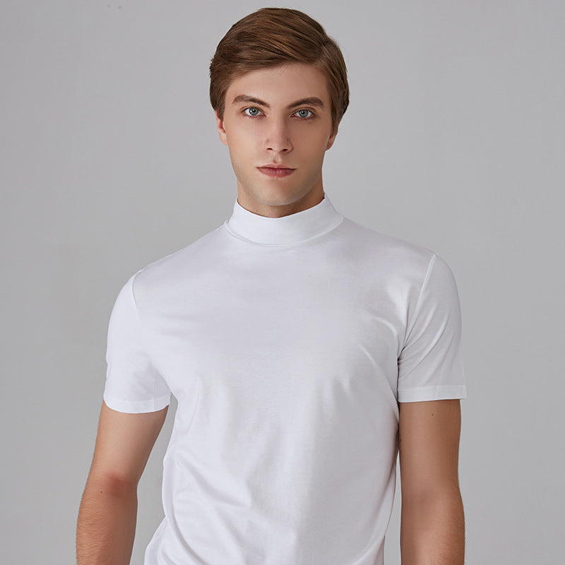 🔈🔈2026 Hot Sale - 49% OFF🎁High Neck Slim Fit T-shirt for Men