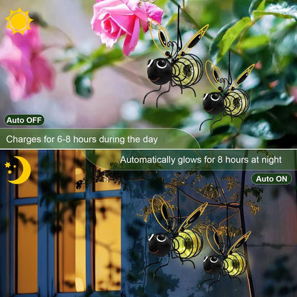 🎁Spring Special🐜🐝Outdoor Hanging Solar Bee Light