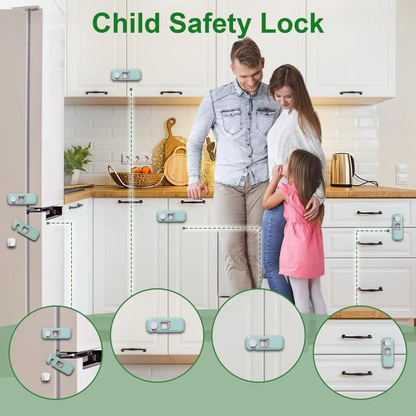 🚨 LIMITED-TIME 49% OFF! 🔒 Multifunctional Child Proof Refrigerator Locks – Secure, Invisible, Simple Install ✨