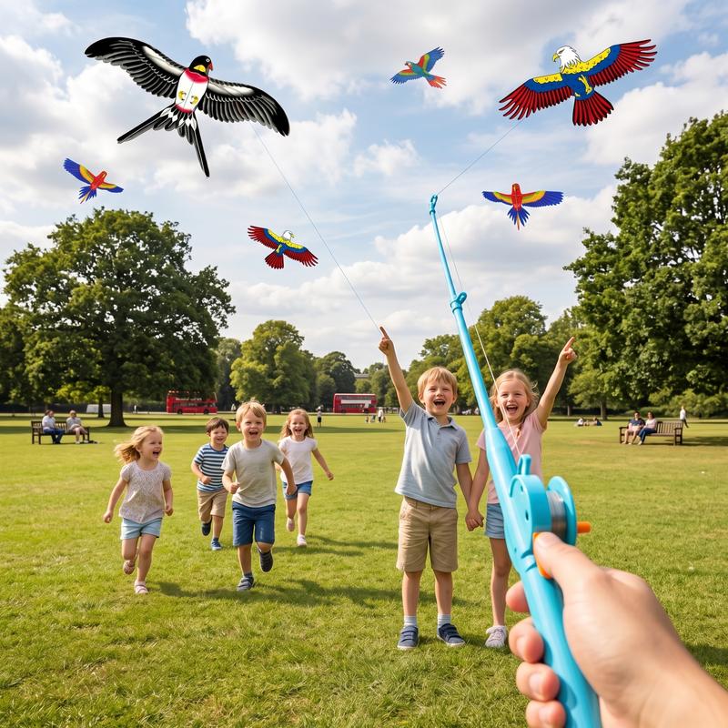 ⏳LAST DAY SALE ONLY ￡15.99!!🔥Handheld Fishing Rod Kite Toy