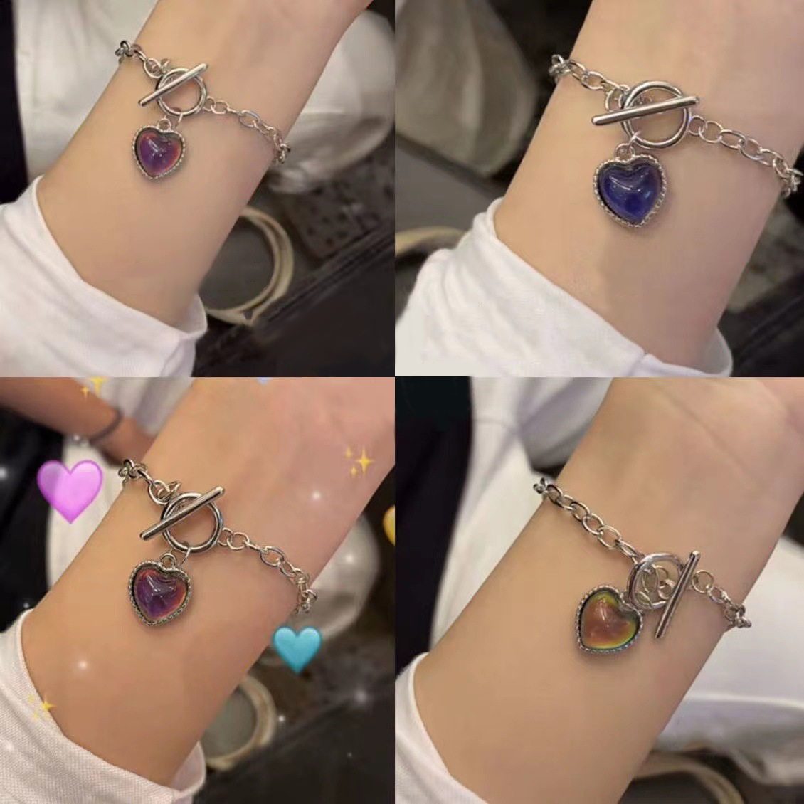 🔮 BUY 1 GET 1 FREE! 🎁 Colour‑Changing Mood Bracelet – Fun, stylish & reactive ✨