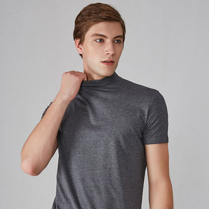 🔈🔈2026 Hot Sale - 49% OFF🎁High Neck Slim Fit T-shirt for Men