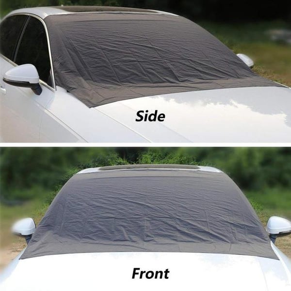 ❄️☀️ 49% OFF! Windshield Anti-Snow & Anti-Frost Cover with Mirror Protection – Ready-to-Drive in Any Weather!