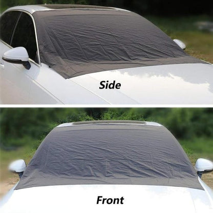 ❄️☀️ 49% OFF! Windshield Anti-Snow & Anti-Frost Cover with Mirror Protection – Ready-to-Drive in Any Weather!