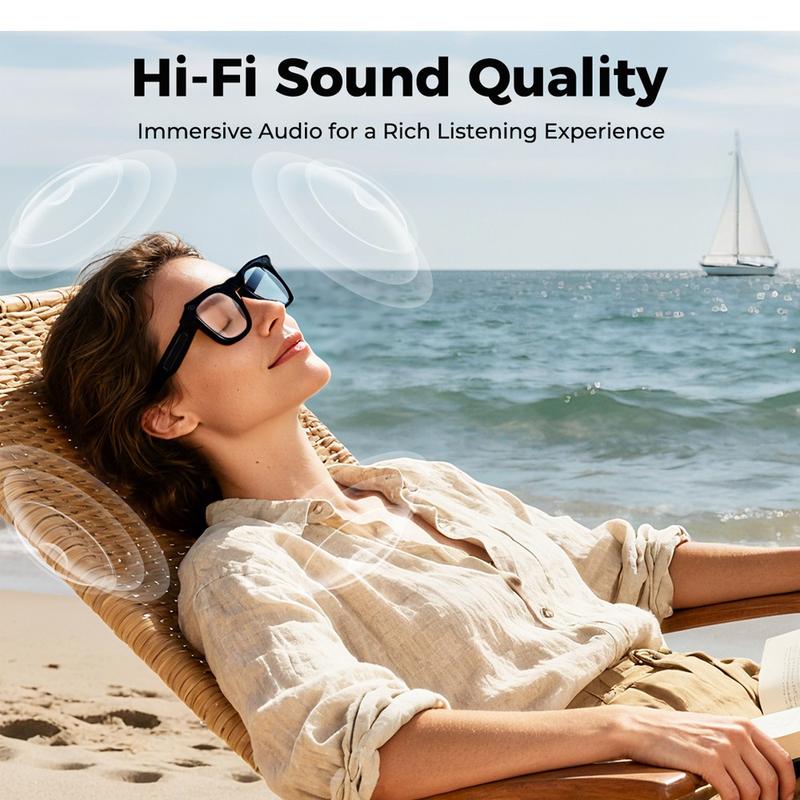 💎 49% OFF! 💎 AI Smart Glasses with ChatGPT – 8MP Camera, 4K Video, Real-Time Translation in 160+ Languages & HiFi Audio 🕶️🧠