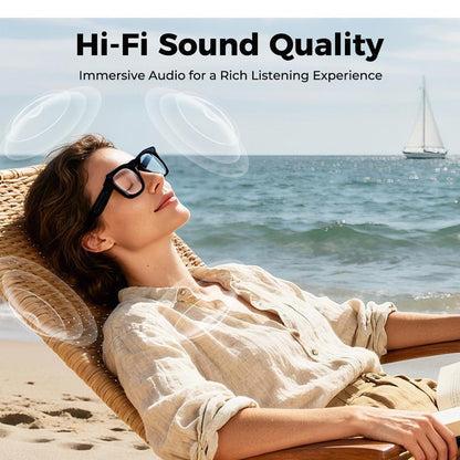 💎 49% OFF! 💎 AI Smart Glasses with ChatGPT – 8MP Camera, 4K Video, Real-Time Translation in 160+ Languages & HiFi Audio 🕶️🧠