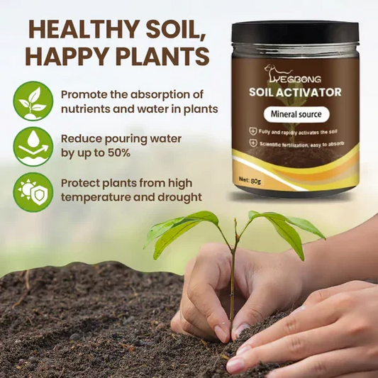 ⏰🔥LIMITED TIME 49% OFF! 🏆 75K+ SOLD Soil Pro Activator – Boost Plant Growth, Revitalize Soil & Maximize Yields 🌳✨