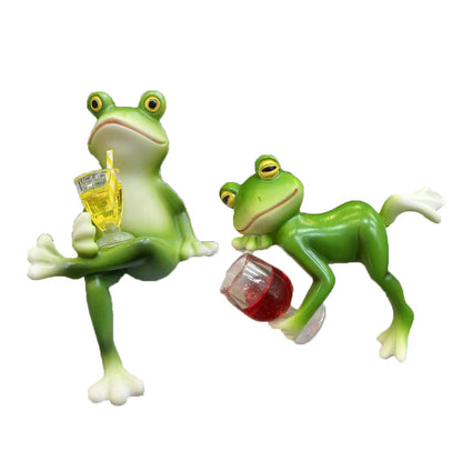 🎁Gift Idea Hot Sale 49% OFF🐸 Frog Flower Pot Hanger Ornament🍷