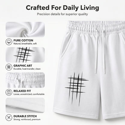 👕Men's Casual Top & Shorts 2-Piece Set – Loose Fit, Breathable & Fade-Resistant Graphic Print 😎👕
