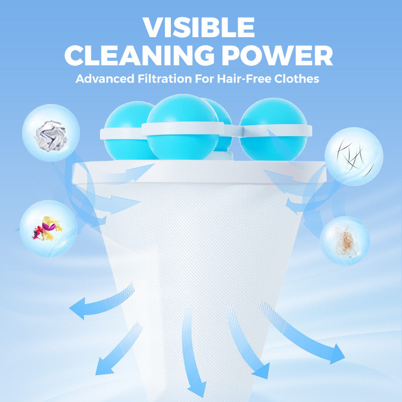 🎉Hot Sale 49% OFF🎉Floating Lint Mesh Bag For Laundry Floating Hair Filtering Mesh Removal