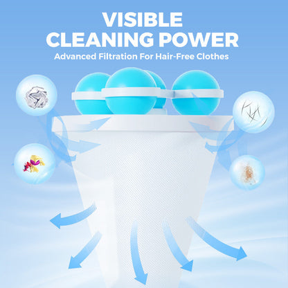 🎉Hot Sale 49% OFF🎉Floating Lint Mesh Bag For Laundry Floating Hair Filtering Mesh Removal