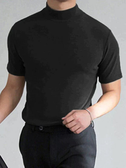 🔈🔈2026 Hot Sale - 49% OFF🎁High Neck Slim Fit T-shirt for Men