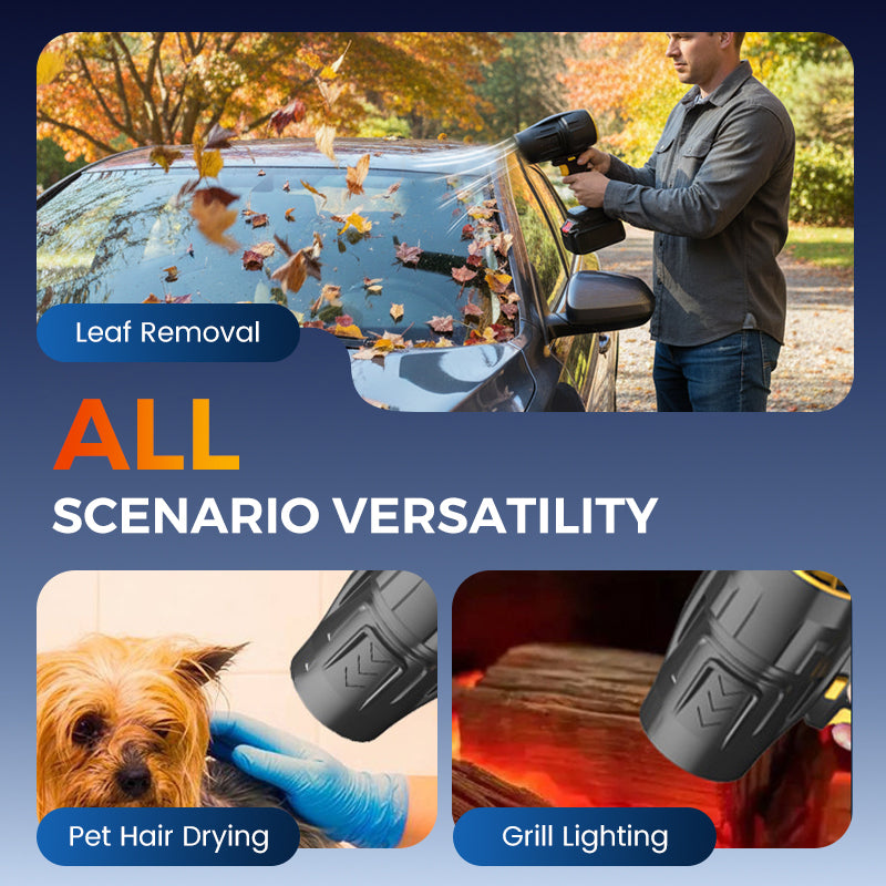 🔥2025 NEW SALES - 50% OFF🔥Wireless Portable Turbocharged High Power Rechargeable Blower