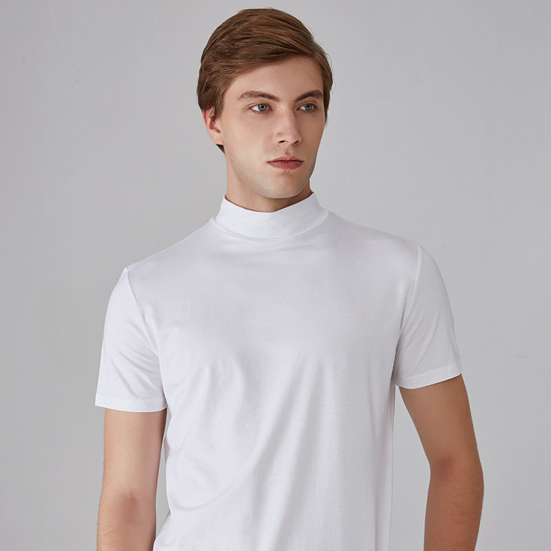 🔈🔈2026 Hot Sale - 49% OFF🎁High Neck Slim Fit T-shirt for Men