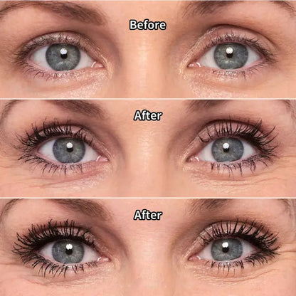 🥳🥳BUY 1 GET 1 FREE:￡8.99!!💞50K+ SOLD!👁️✨✨ Waterproof Fiber Mascara - Intense Length & Curl with Enriched Fibers for Clump-Free Volume All Day 🌟💖💃