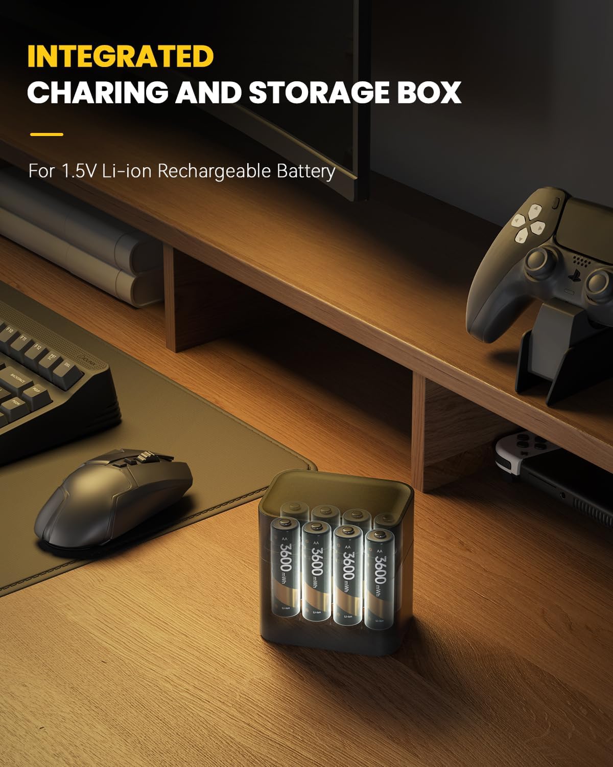 ✨HOT SALE 49% OFF🔋Li-ion Battery with Integrated Charging Storage Box💡Overcharge protection
