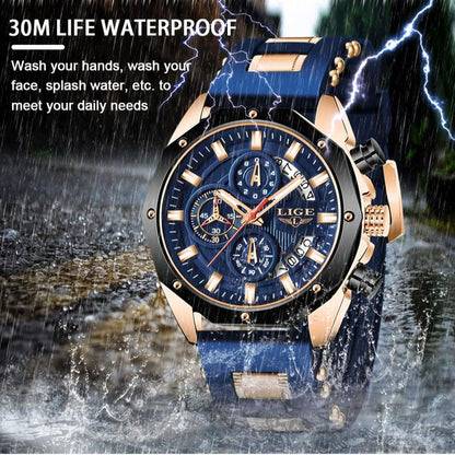 ⌚ 49% OFF NOW! 💪 Men's Outdoor Waterproof Sport Quartz Watch – Chronograph function, durable & water-resistant – Perfect for sports, travel & daily wear 🏃‍♂️