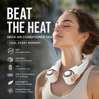 🌀 LIMITED-TIME 49% OFF! 💥 360° Rotating Neck Fan – Ultra Quiet, 3 Speeds, Hands-Free, Long Battery ✨