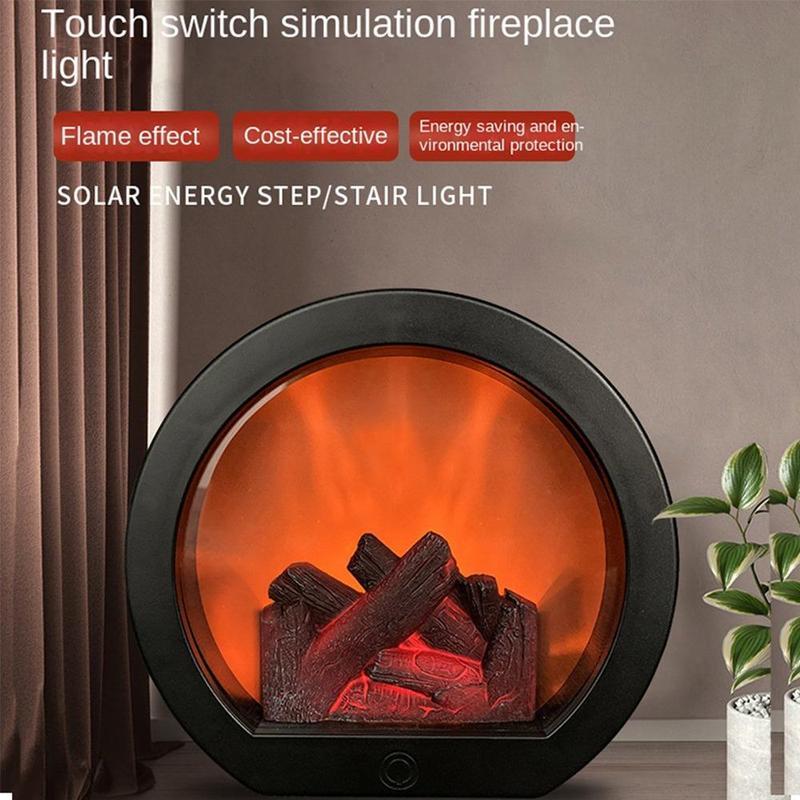 📢📢49% OFF !!!⏰Flameless LED Fireplace Decorative Lantern Lamp🔥