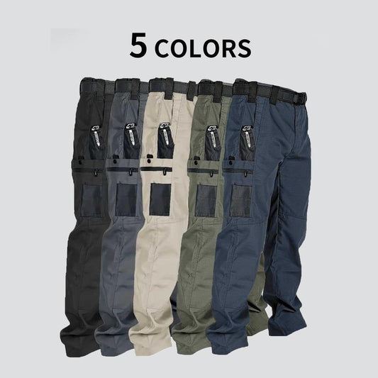 🏆🔥 LIMITED-TIME 49% OFF! 👖 Men's Breathable Cargo Pants – Moisture-Wicking, Multiple Pockets, Adjustable Belt 🏕️