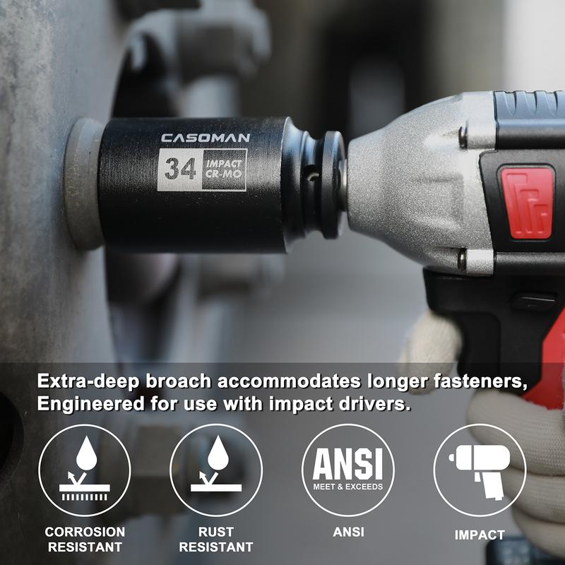 📢📢49% OFF⏰8-Piece Drive Impact Socket Set