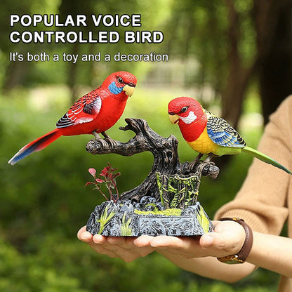 🔥HOT SALE🦜Electric battery-powered voice-controlled parrots