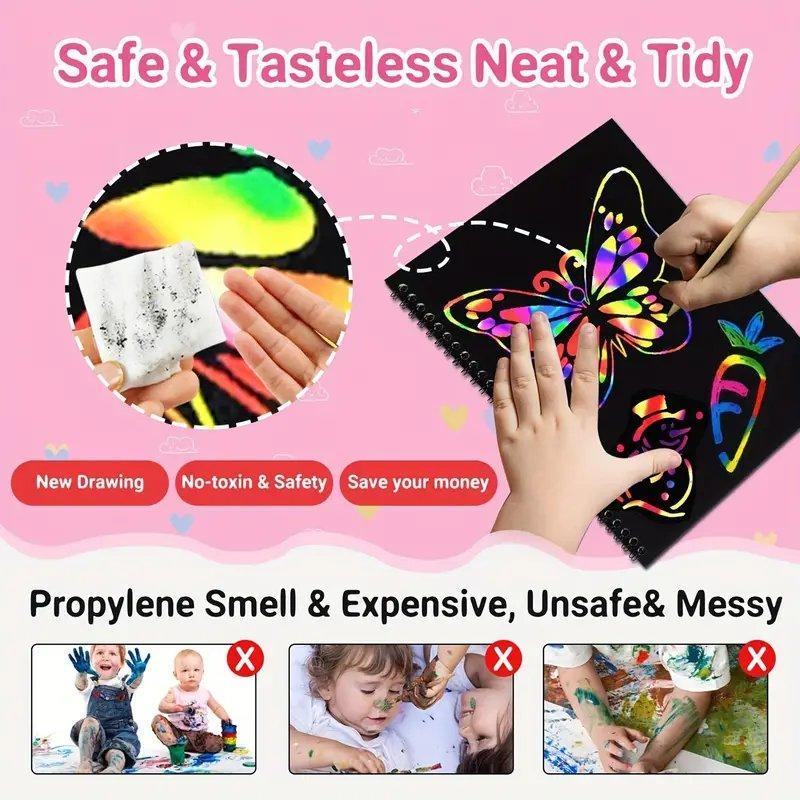 🔥Hot Sale 49% OFF🌈✍️Rainbow Magic Scratch Paper