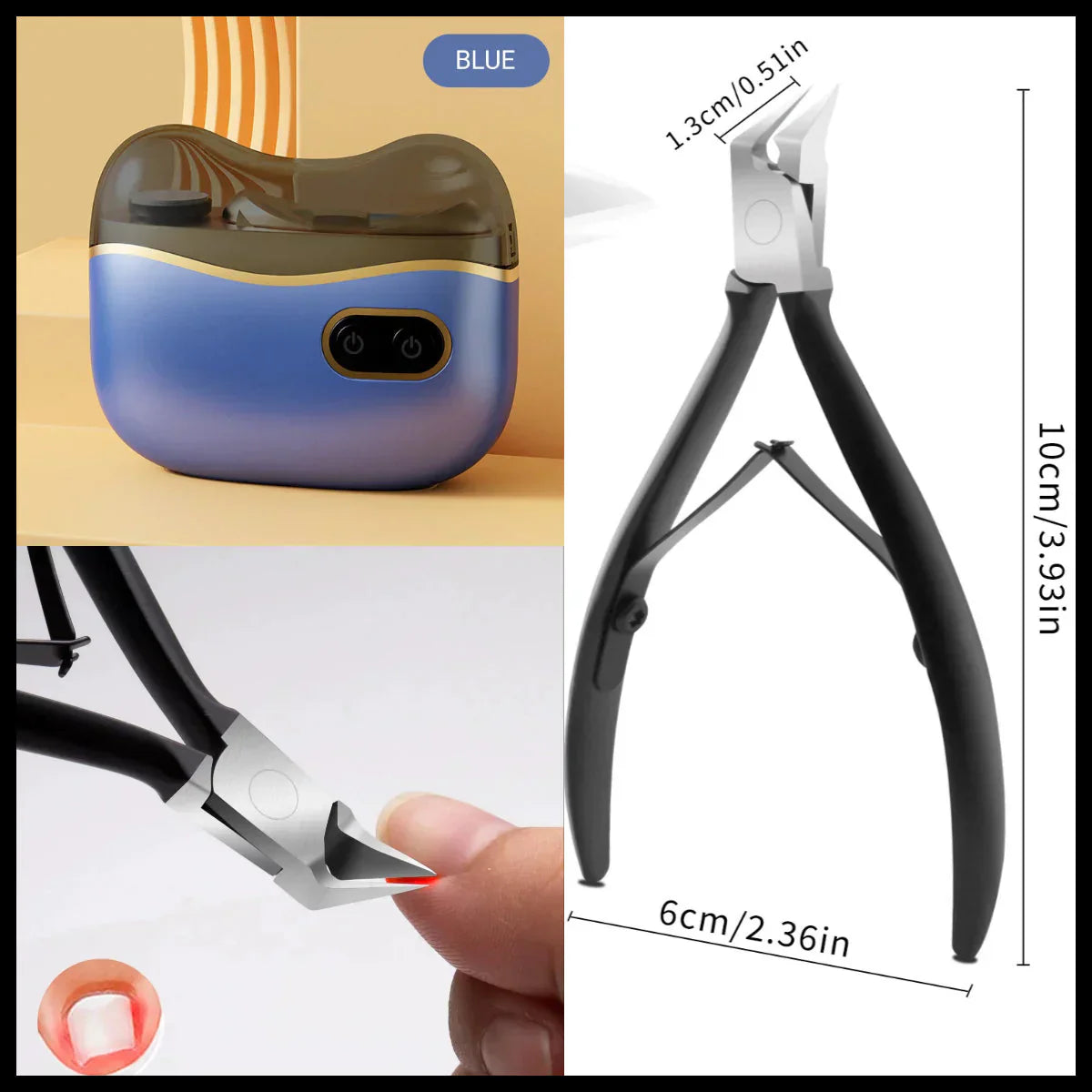 🔥 LAST DAY PROMOTION - 49%OFF 🔥💅2-in-1 Electric Nail Clipper & Polisher