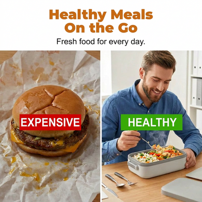 📢📢49% off now！🍱⚡ Portable Self-Heating Electric Lunch Box 🔋🌡️