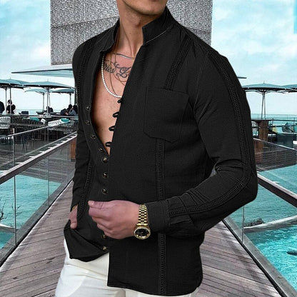 👕 49% OFF NOW! 🌊 Men's Linen Button Up Summer Beach Shirt – Breathable, lightweight & relaxed fit – perfect for seaside vacations, BBQs or sunny days ☀️