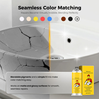 🧱 BUY 2 GET 1 FREE! ✨ Tile & Stone Crack Repair Kit - Professional-Grade Filler for Sealing Gaps, Waterproof & Color-Matching Formula 🛠️💧