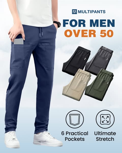 🎁Hot Sale 49% OFF🏆MultiPants – High Stretch Multi-pocket Durable Cargo Pants1