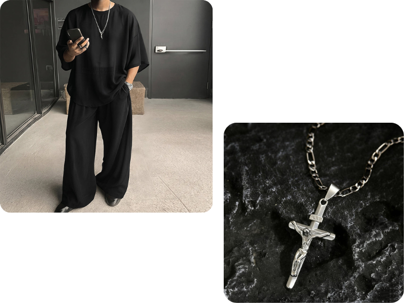 🎁2026 New Arrivals 49% OFF💥Men's T-Shirt & Wide-Leg Pants 2-Piece Set